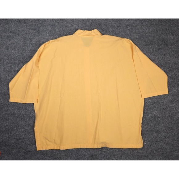 Eleven Stitch Design XS Top Blouse Button Up Shirt Lagenlook Trapeze Oversize - Picture 2 of 8